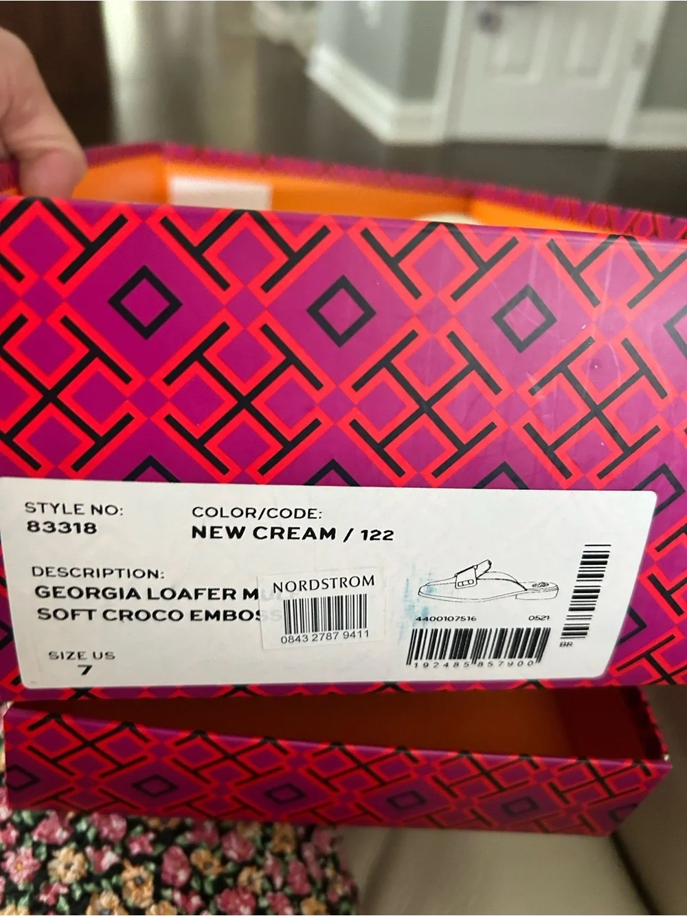 Tory Burch croc embossed